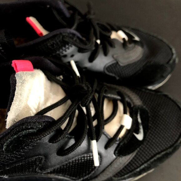 Size 7 - Nike Air Max 720 Slip OBJ Black Red 2020 Swoosh Sneakers - Picture 8 of 8